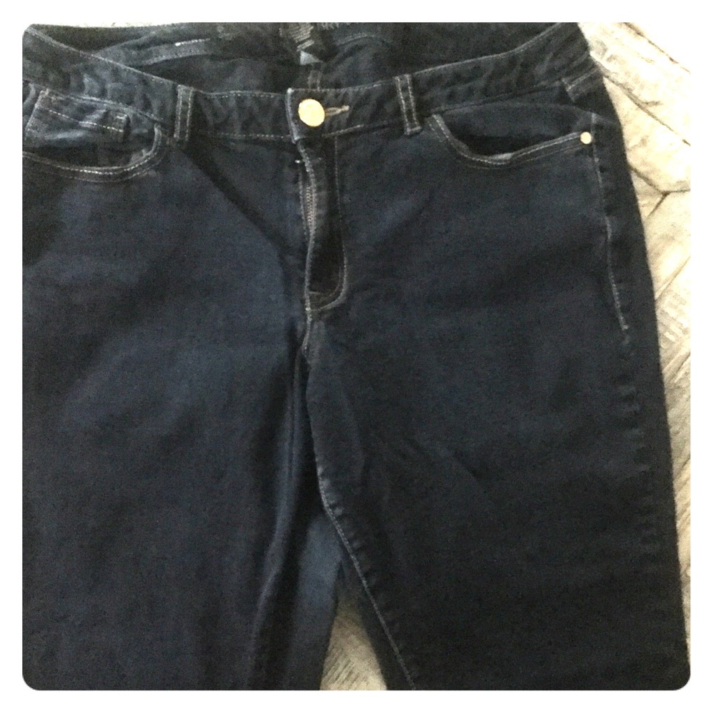 Dark Rinse Ankle Length Skinny Jean